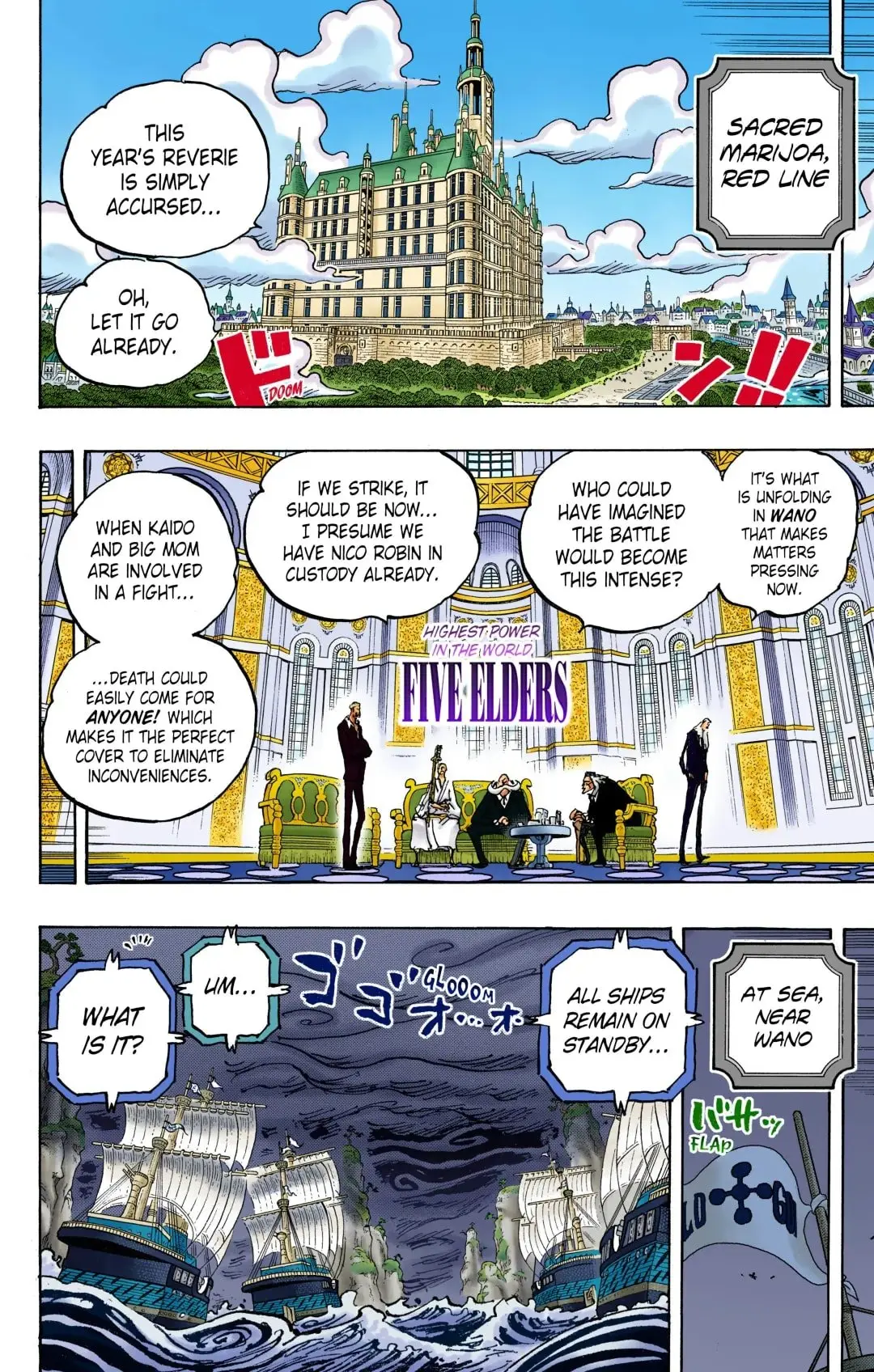One Piece Colored, chapter 1037, page 14