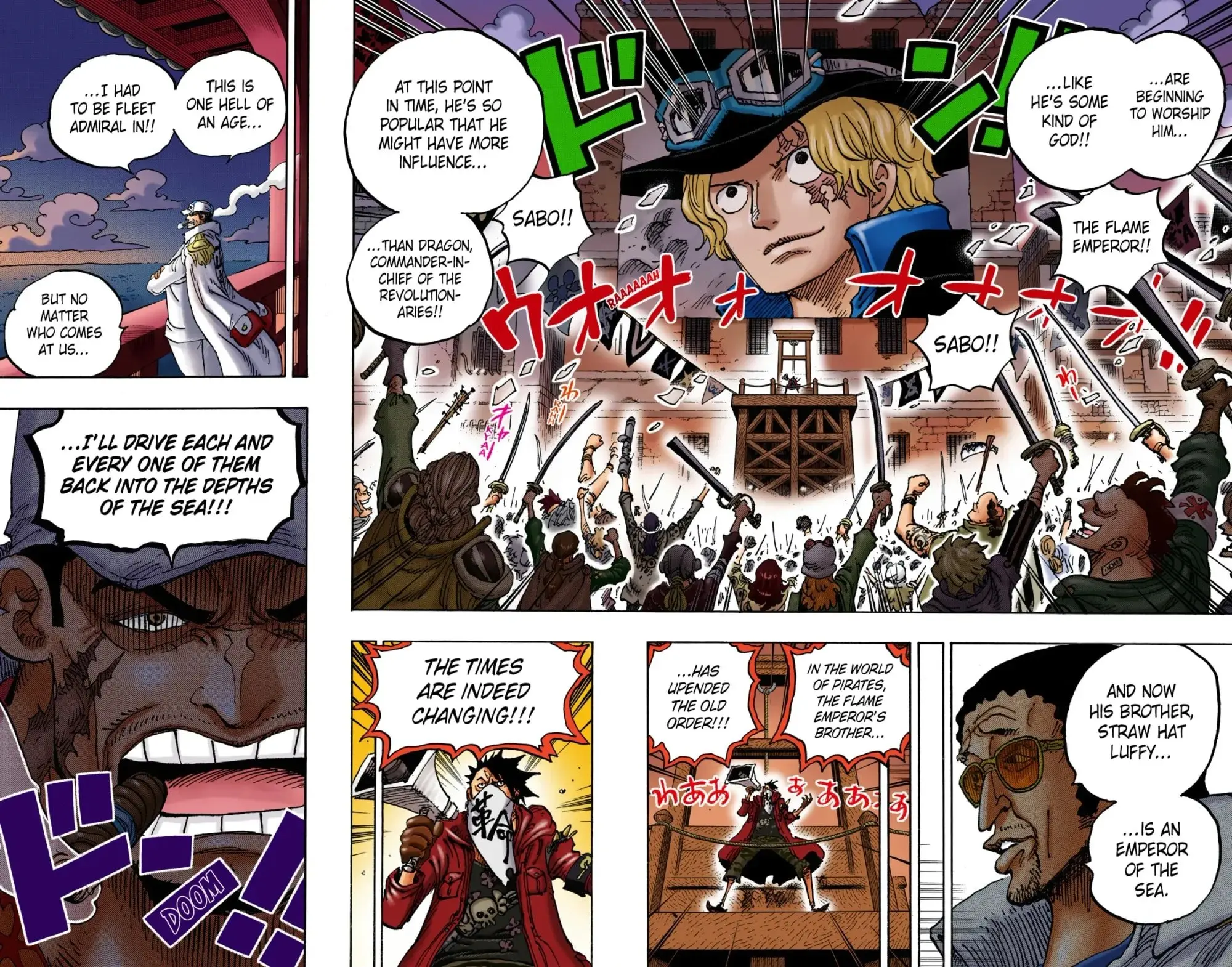 One Piece Colored, chapter 1054, page 15