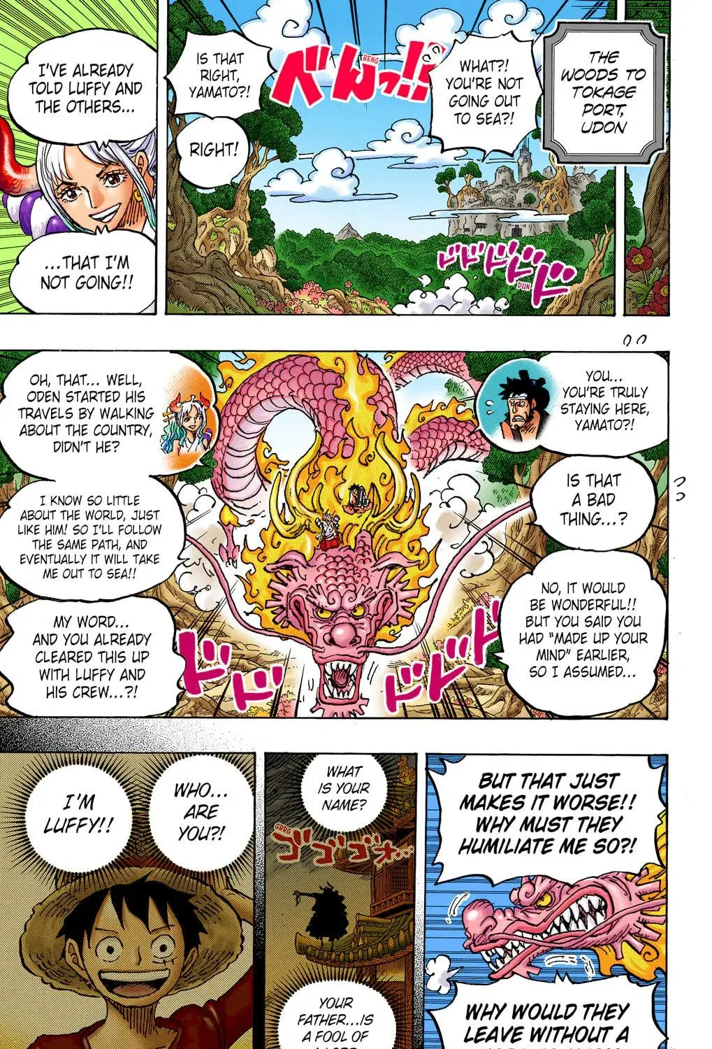 One Piece Colored, chapter 1057, page 5