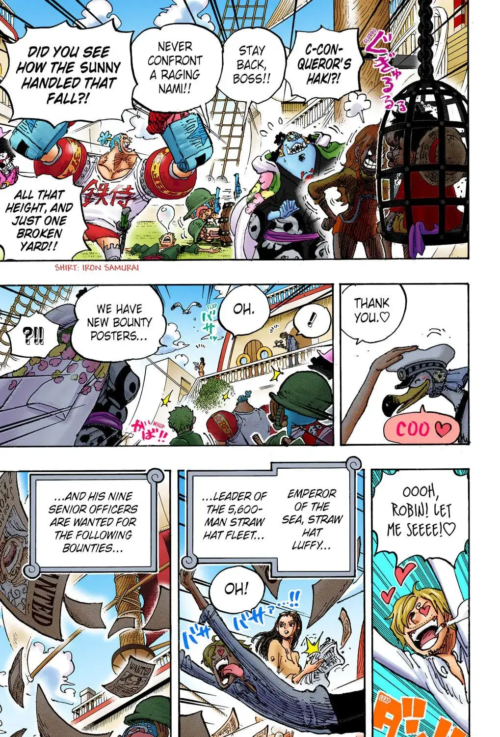 One Piece Colored, chapter 1058, page 5