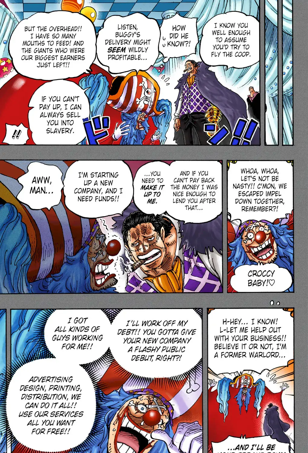 One Piece Colored, chapter 1058, page 19