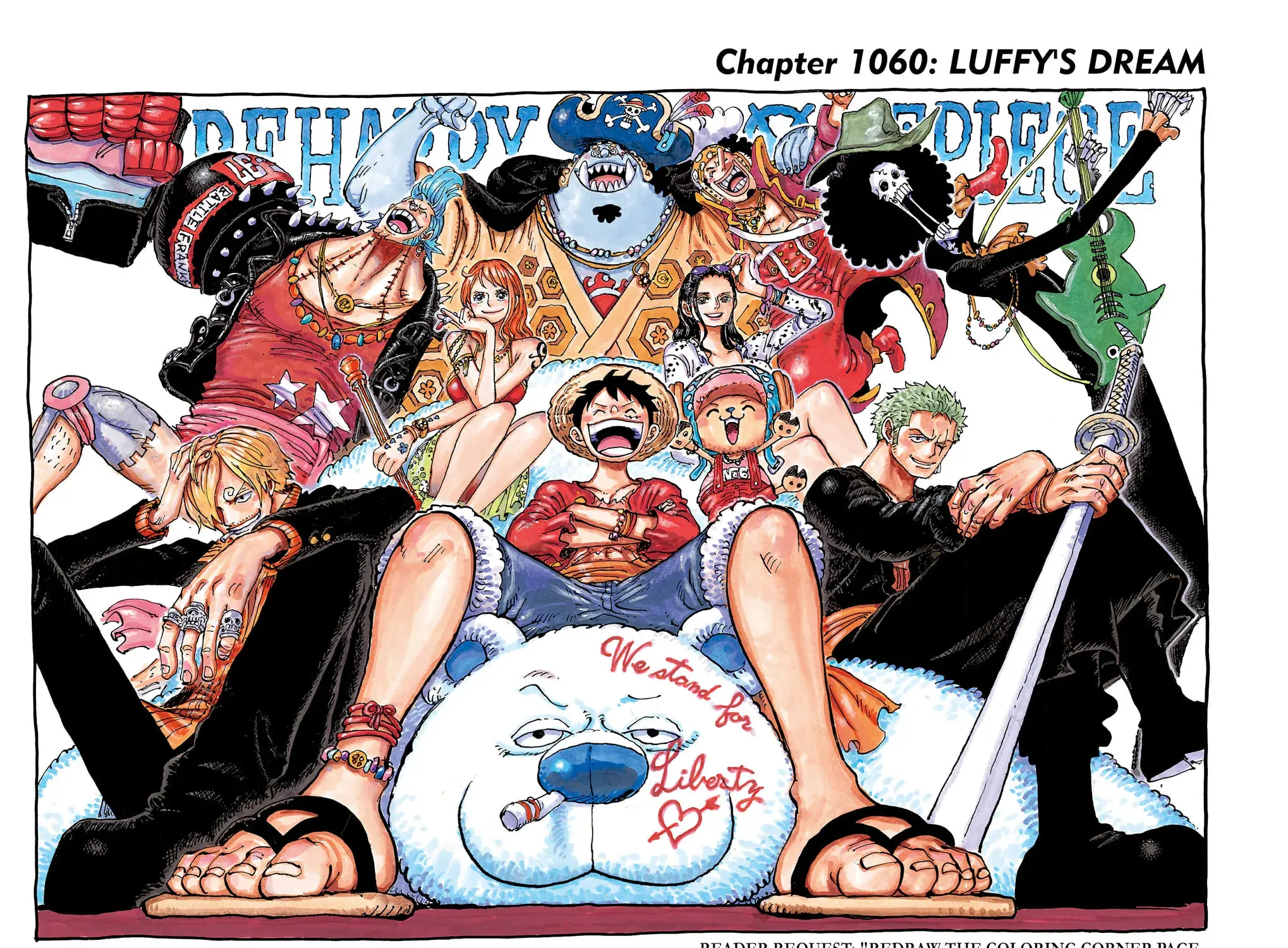 One Piece Colored, chapter 1060, page 1