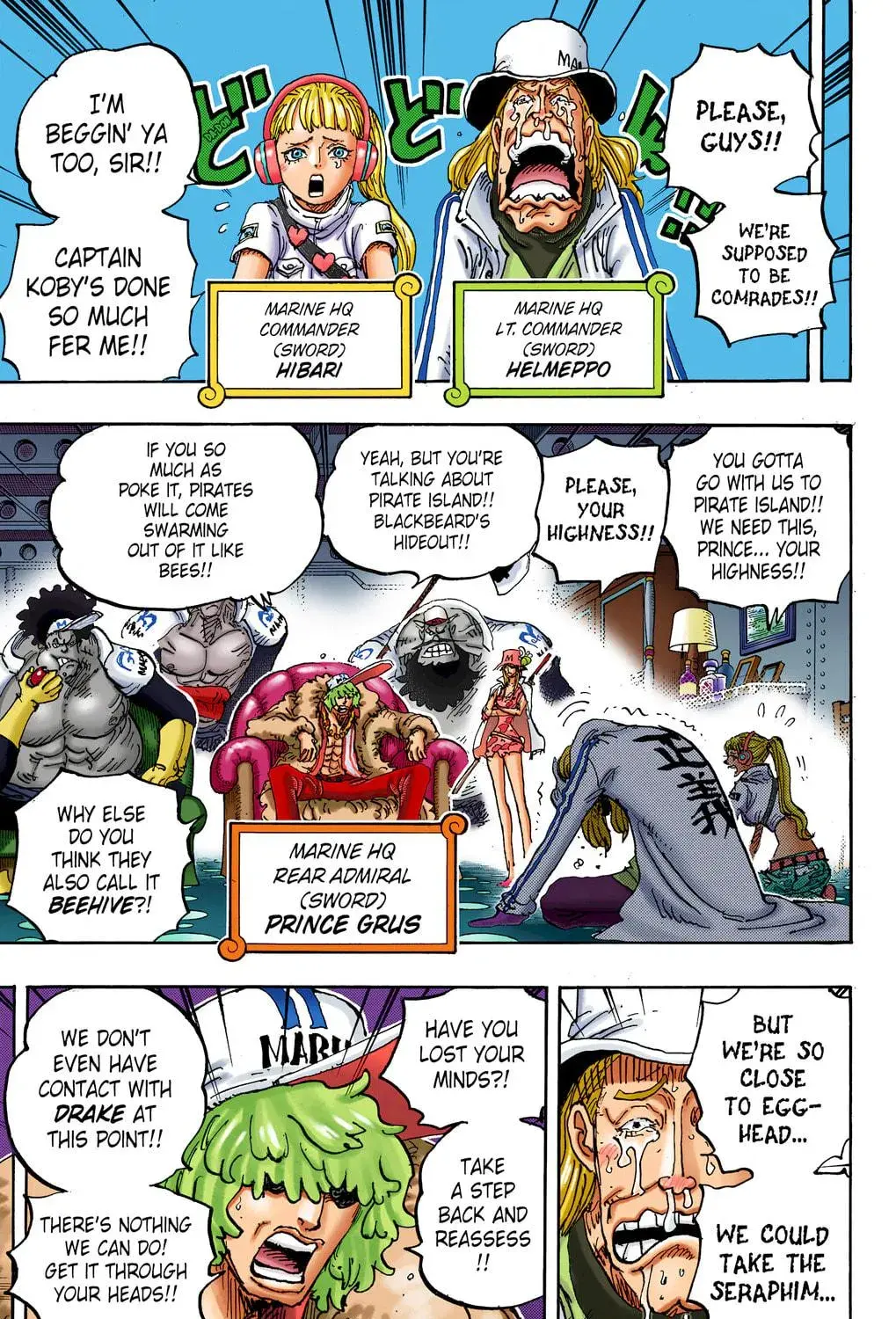 One Piece Colored, chapter 1061, page 17