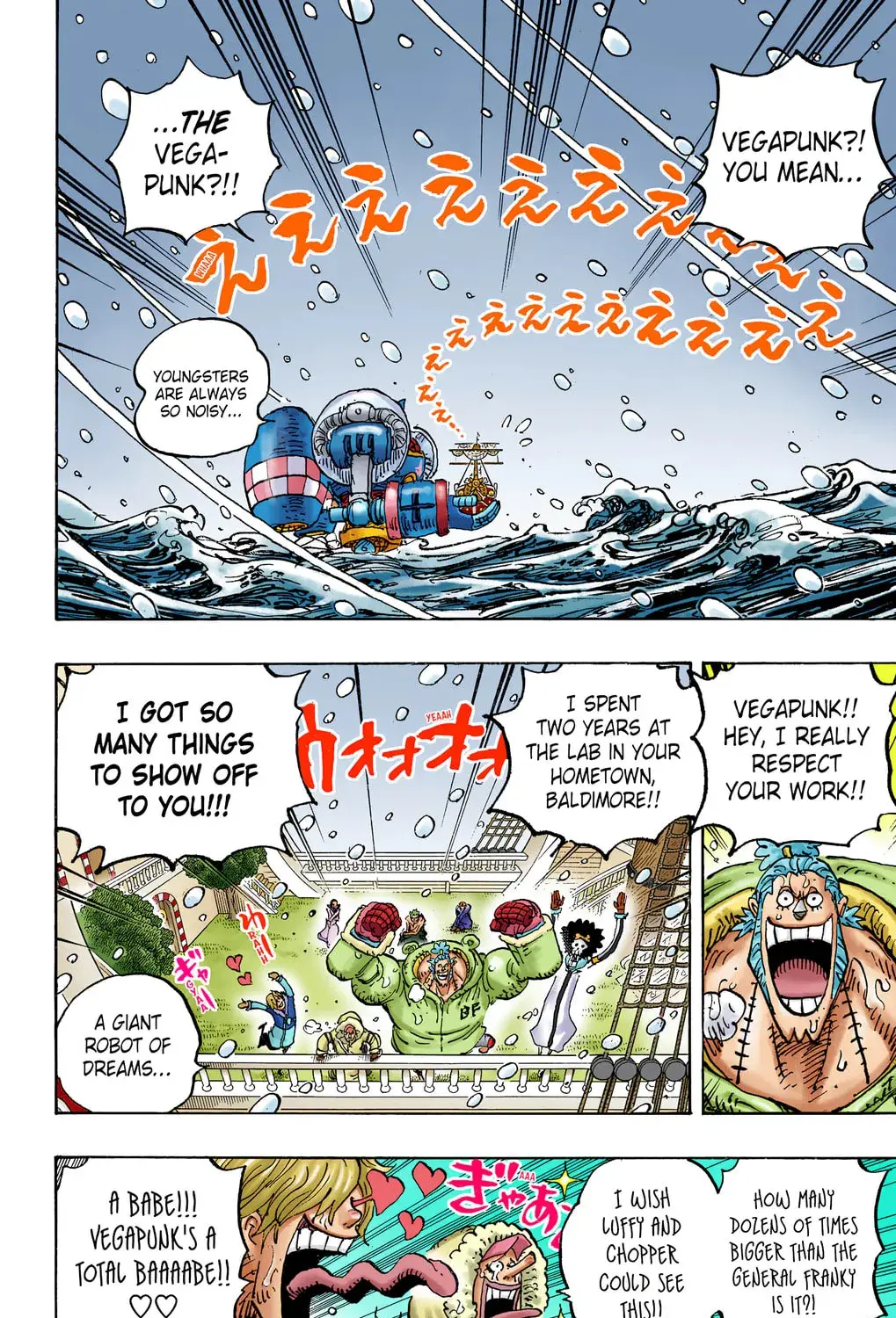 One Piece Colored, chapter 1062, page 3