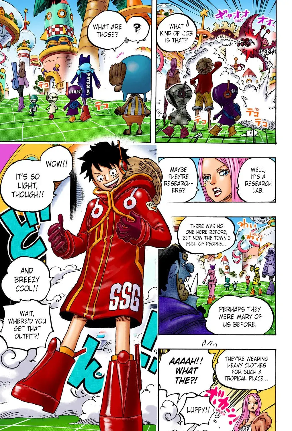 One Piece Colored, chapter 1063, page 5