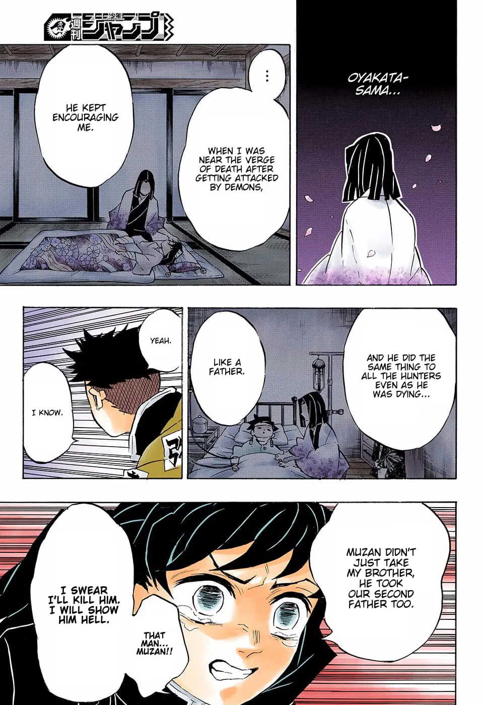 Demon Slayer Infinity Castle Colored Manga, chapter 140, page 13