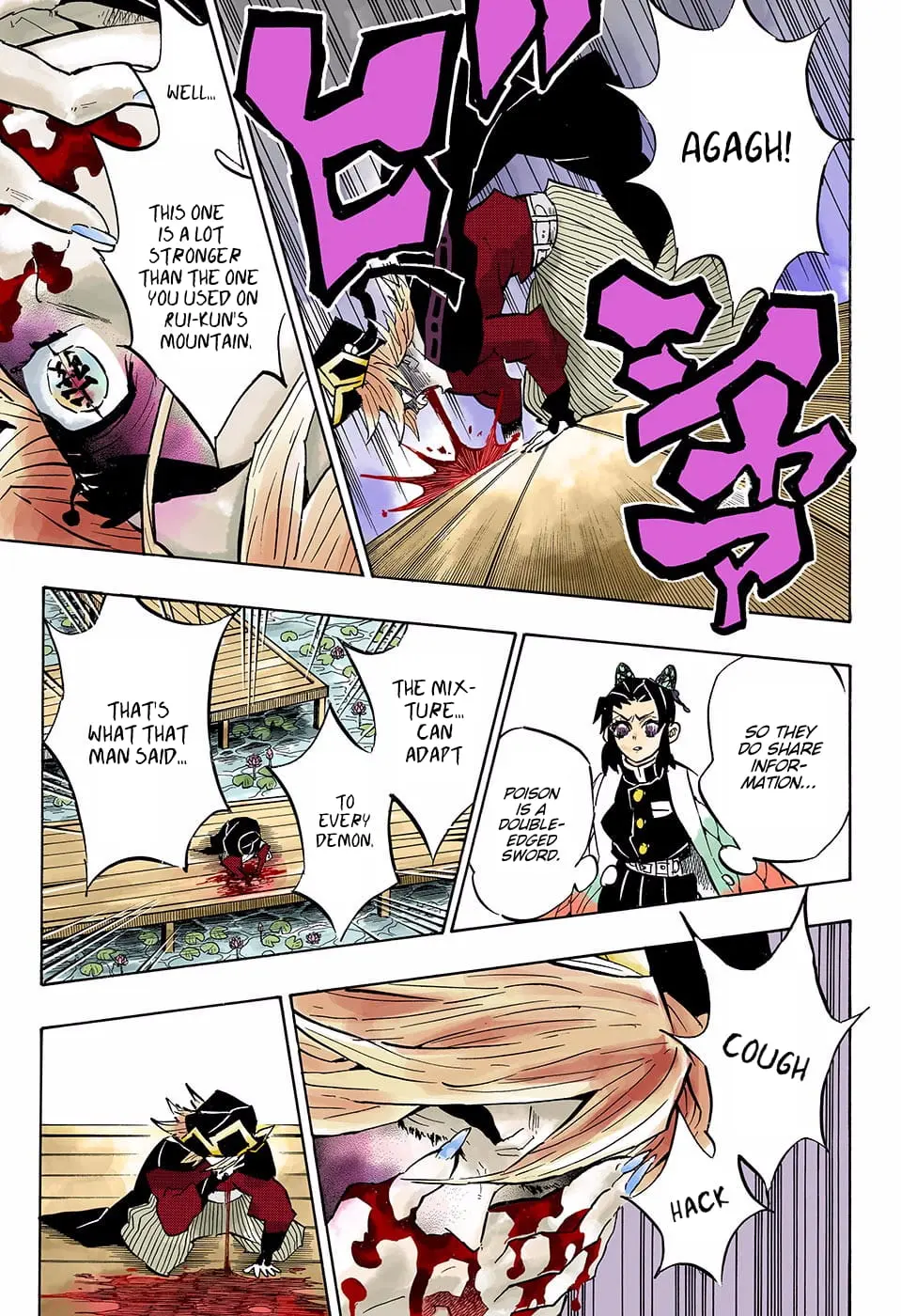 Demon Slayer Infinity Castle Colored Manga, chapter 141, page 17