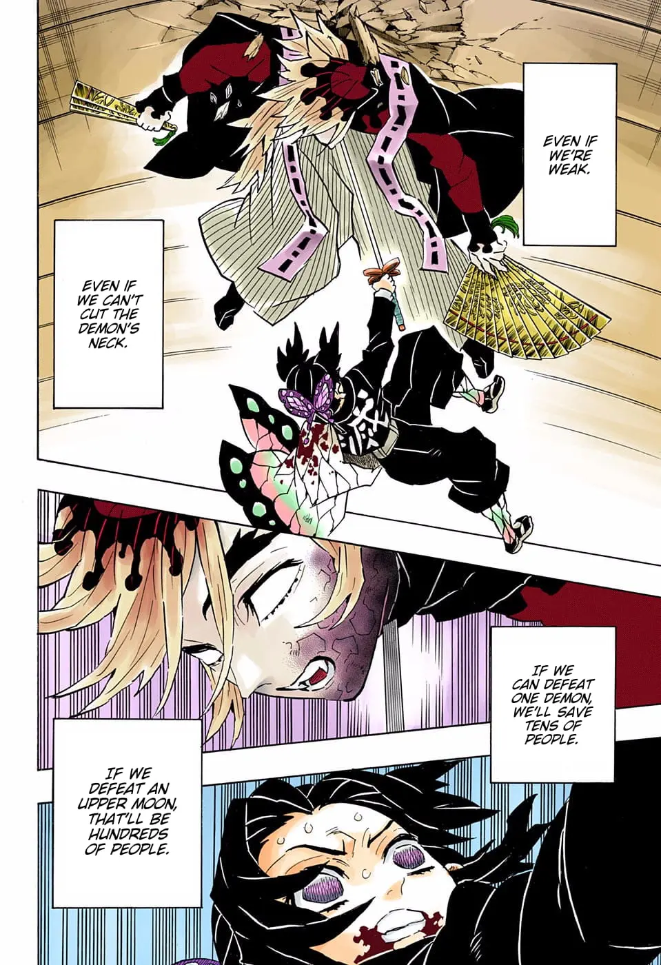 Demon Slayer Infinity Castle Colored Manga, chapter 143, page 4