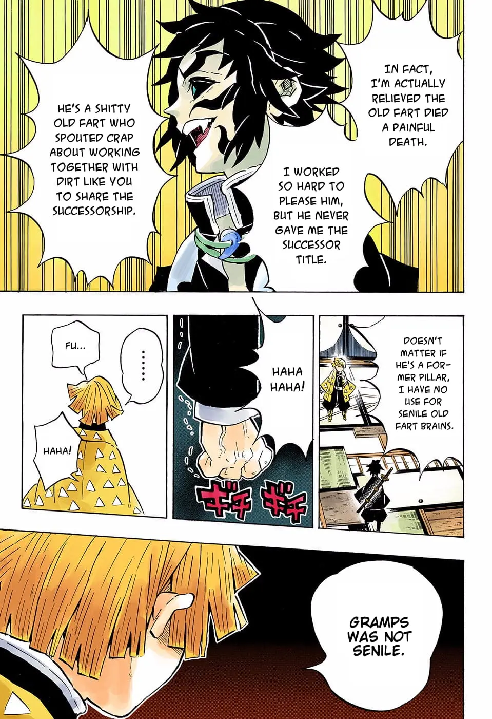 Demon Slayer Infinity Castle Colored Manga, chapter 144, page 15