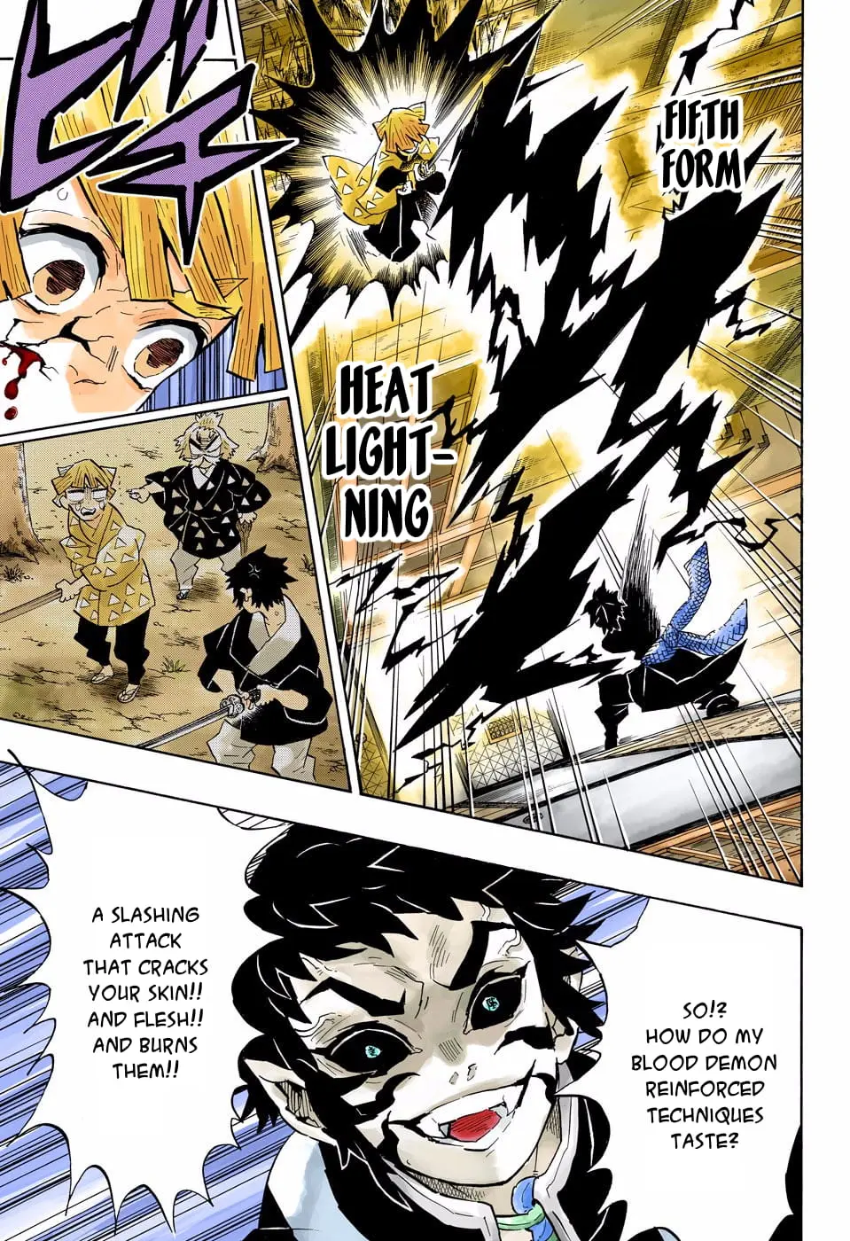 Demon Slayer Infinity Castle Colored Manga, chapter 145, page 9