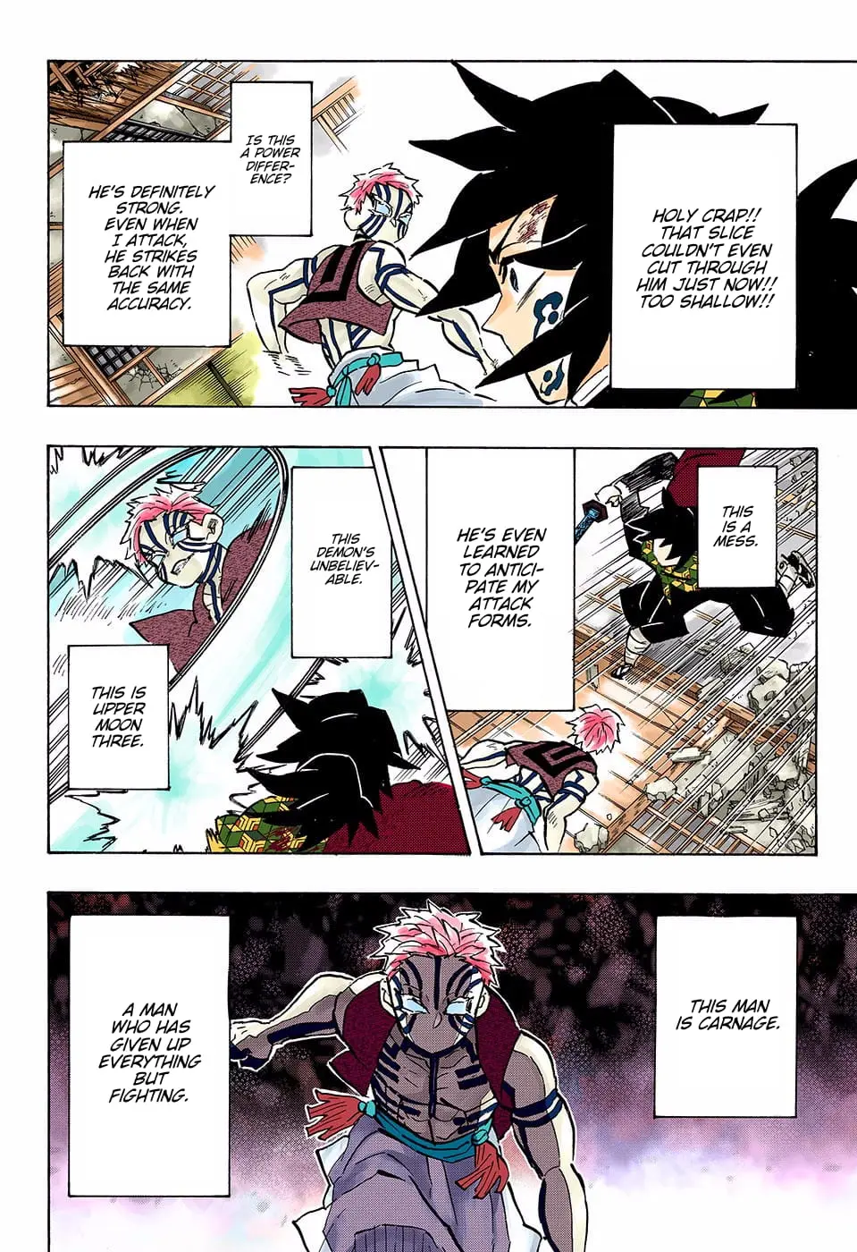Demon Slayer Infinity Castle Colored Manga, chapter 152, page 5