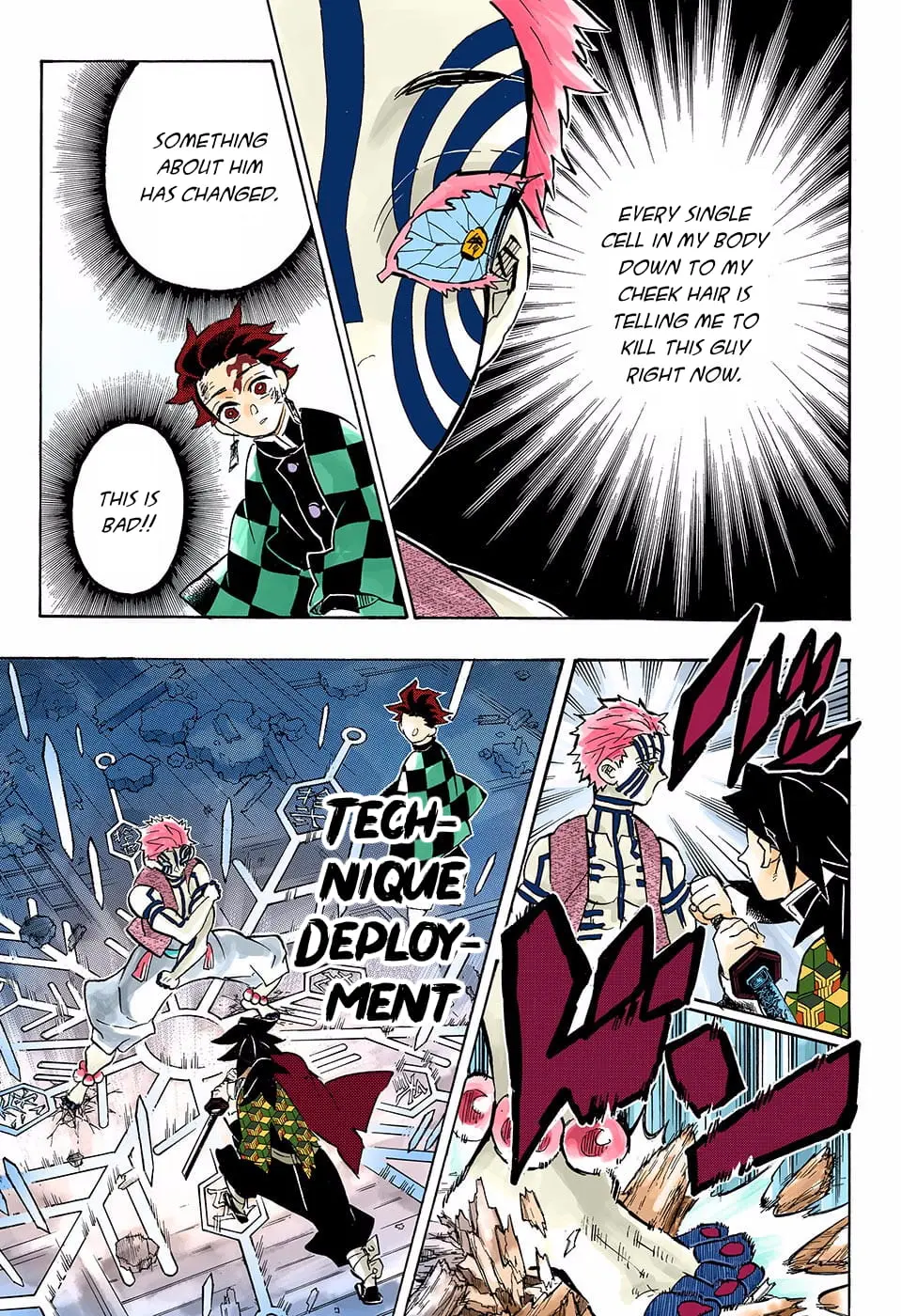 Demon Slayer Infinity Castle Colored Manga, chapter 152, page 12