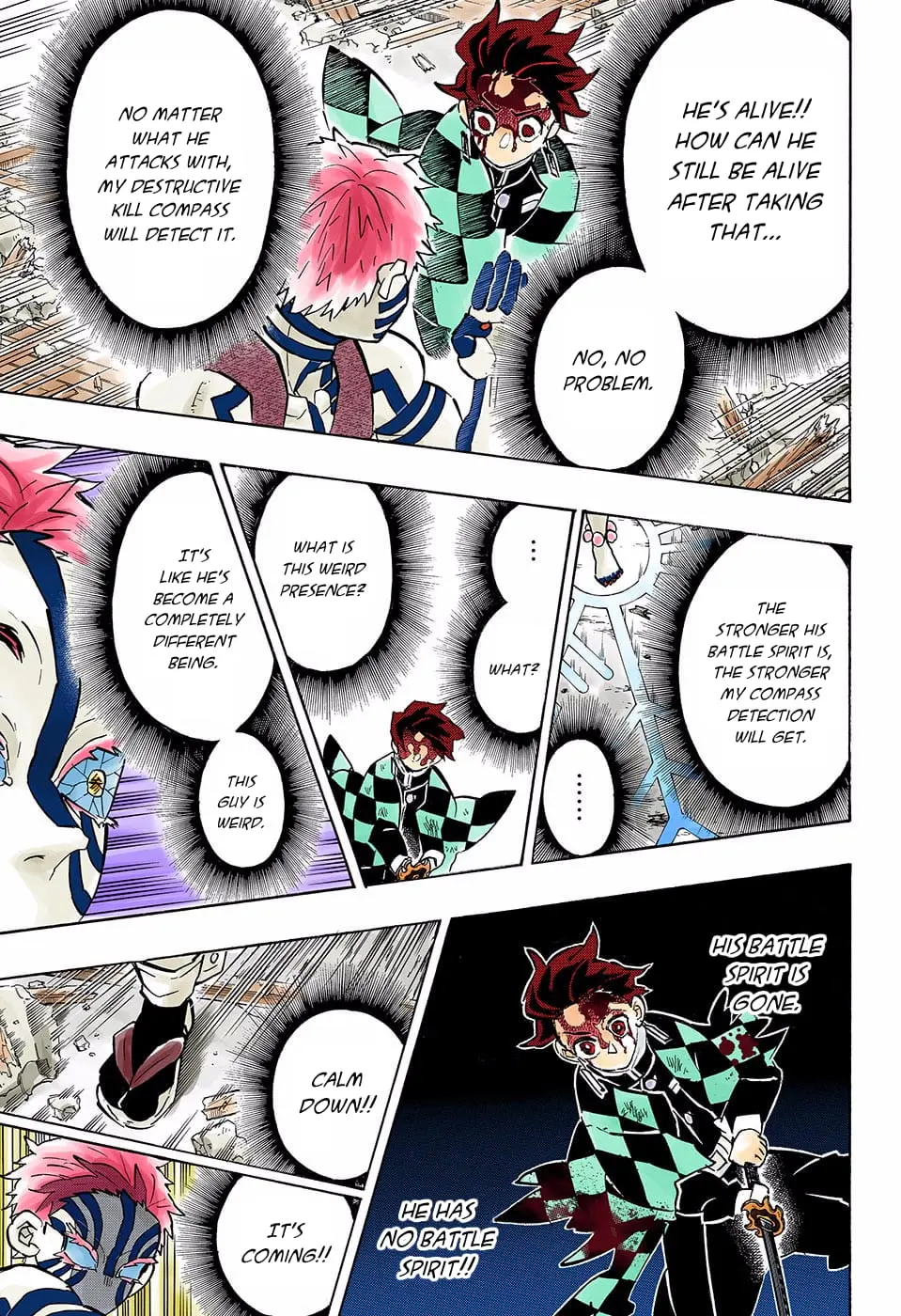 Demon Slayer Infinity Castle Colored Manga, chapter 152, page 18