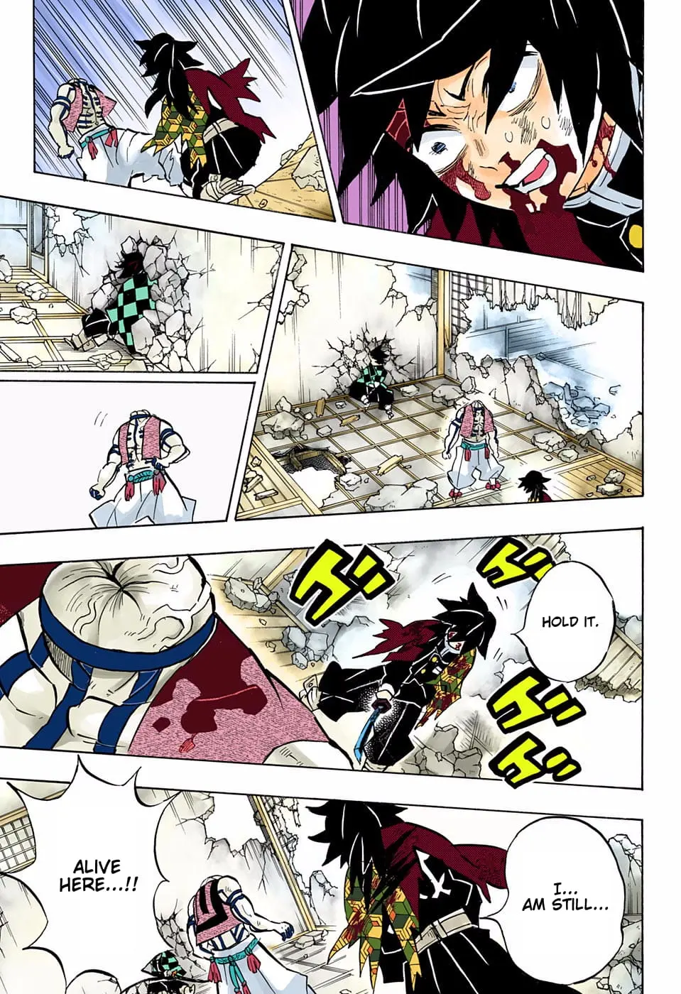Demon Slayer Infinity Castle Colored Manga, chapter 153, page 17
