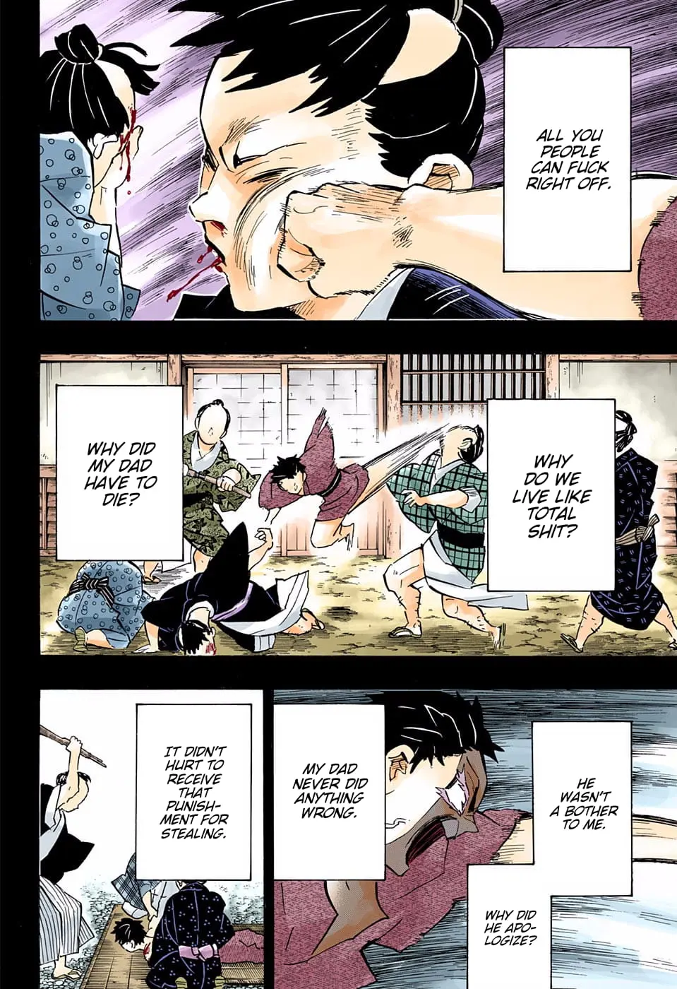 Demon Slayer Infinity Castle Colored Manga, chapter 154, page 10
