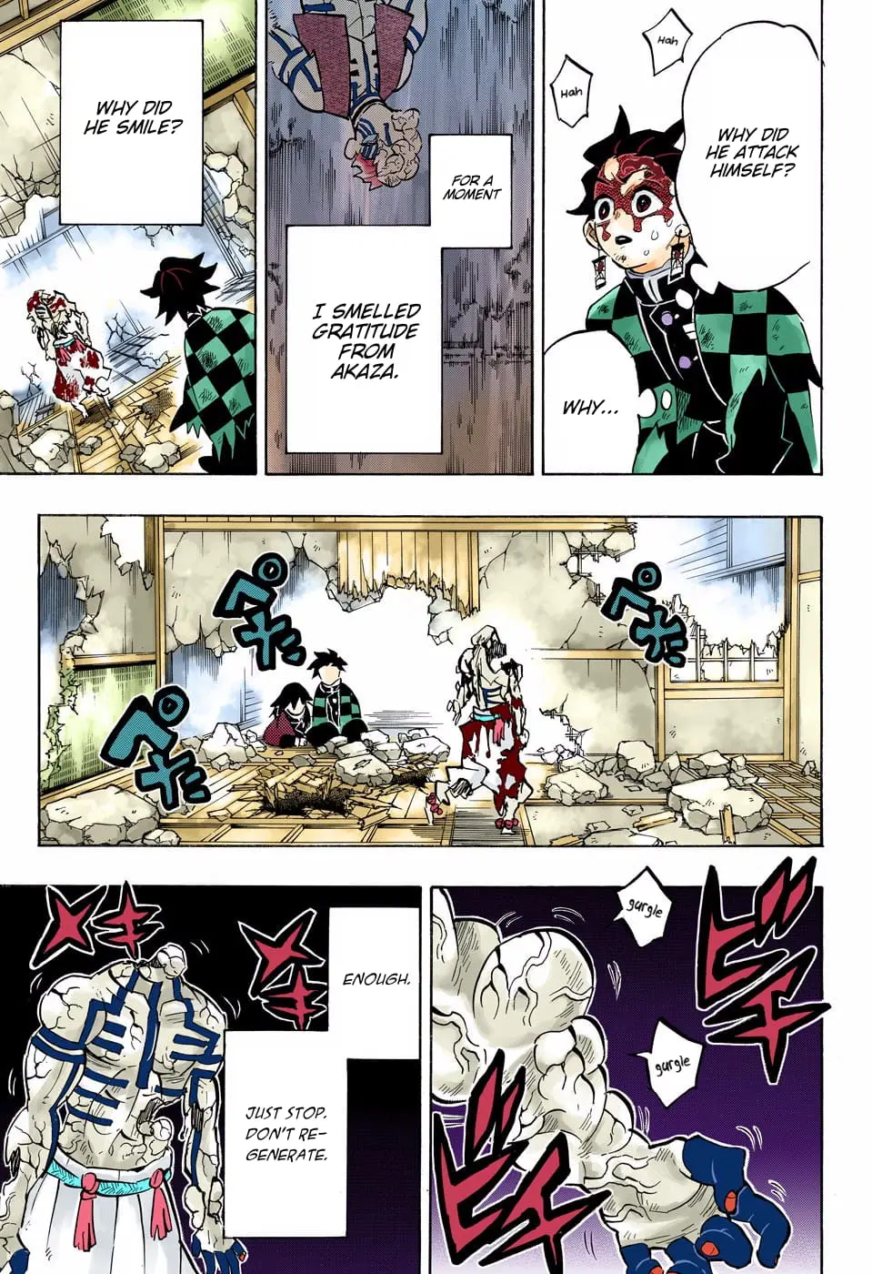 Demon Slayer Infinity Castle Colored Manga, chapter 156, page 13