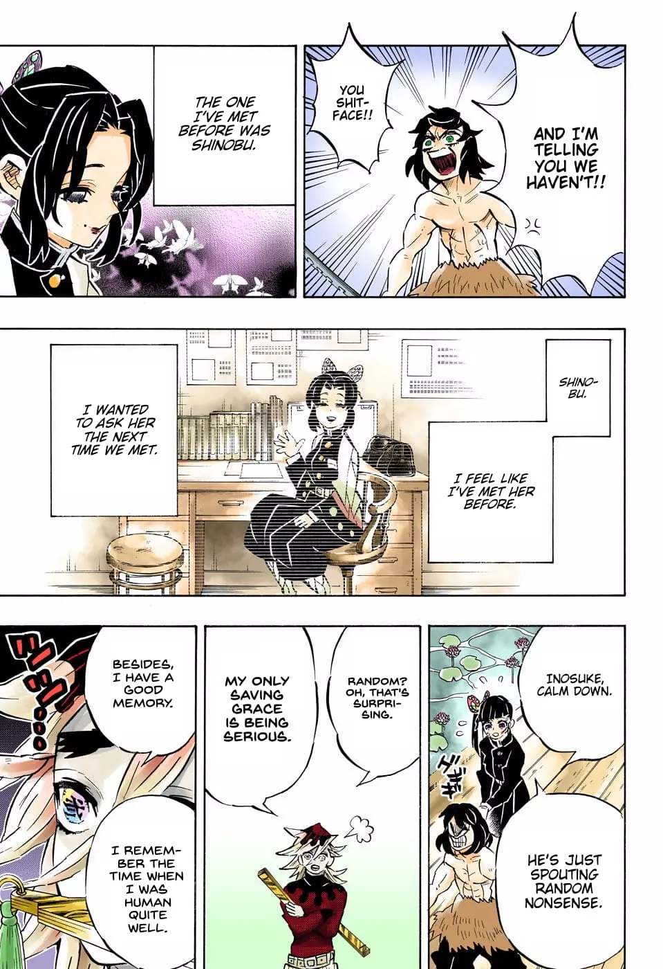 Demon Slayer Infinity Castle Colored Manga, chapter 160, page 3