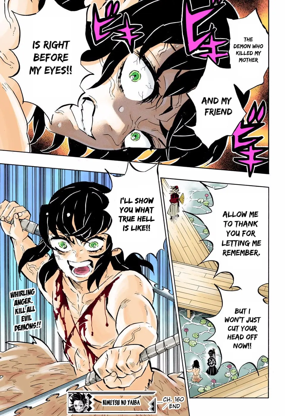 Demon Slayer Infinity Castle Colored Manga, chapter 160, page 19