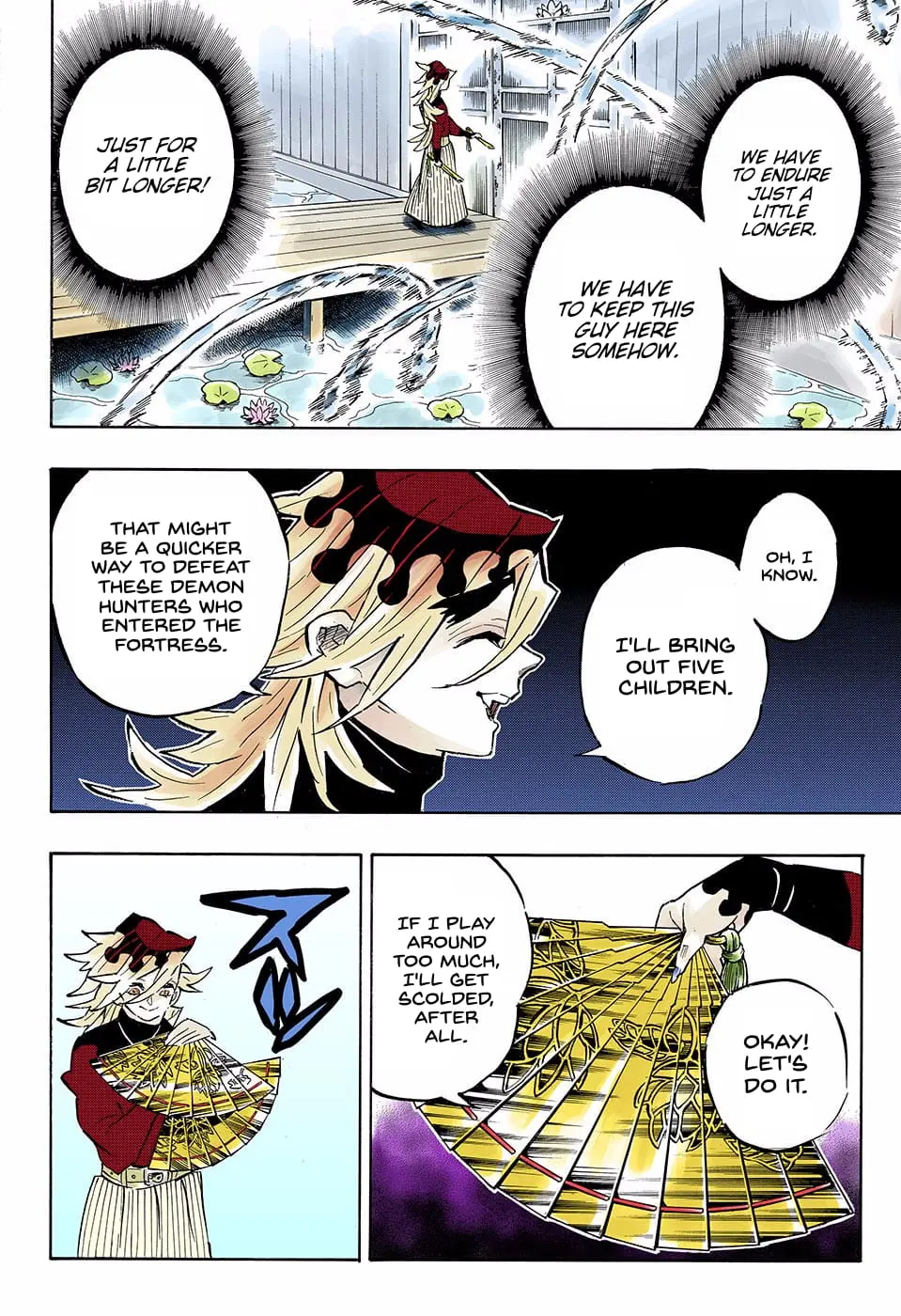 Demon Slayer Infinity Castle Colored Manga, chapter 161, page 14