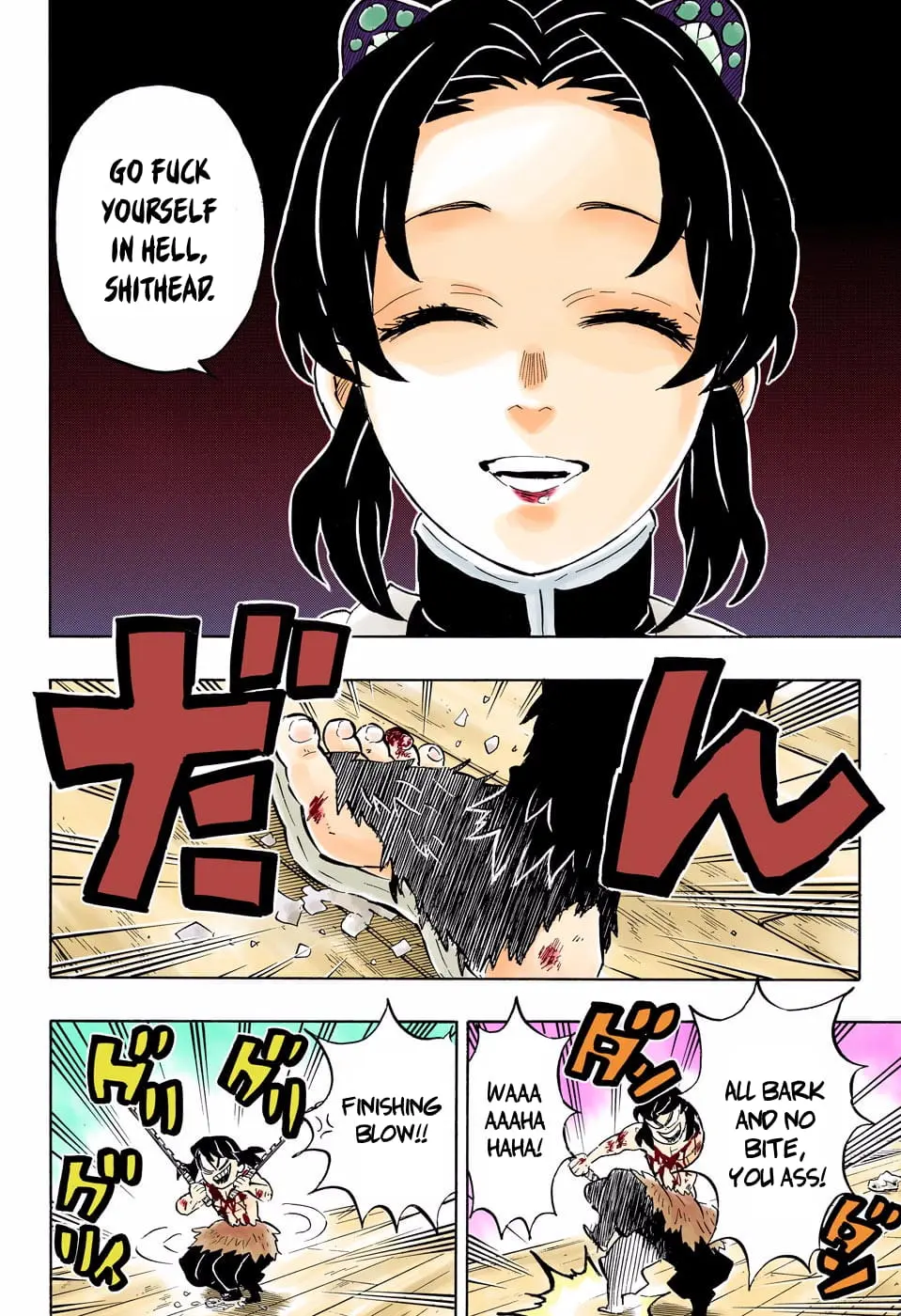 Demon Slayer Infinity Castle Colored Manga, chapter 163, page 10