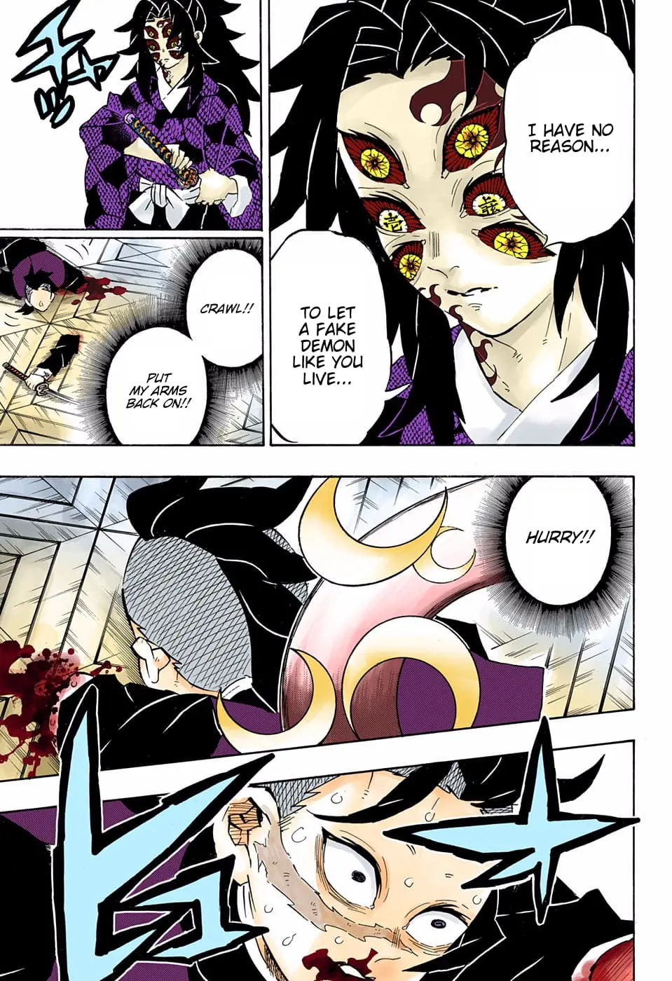 Demon Slayer Infinity Castle Colored Manga, chapter 166, page 9