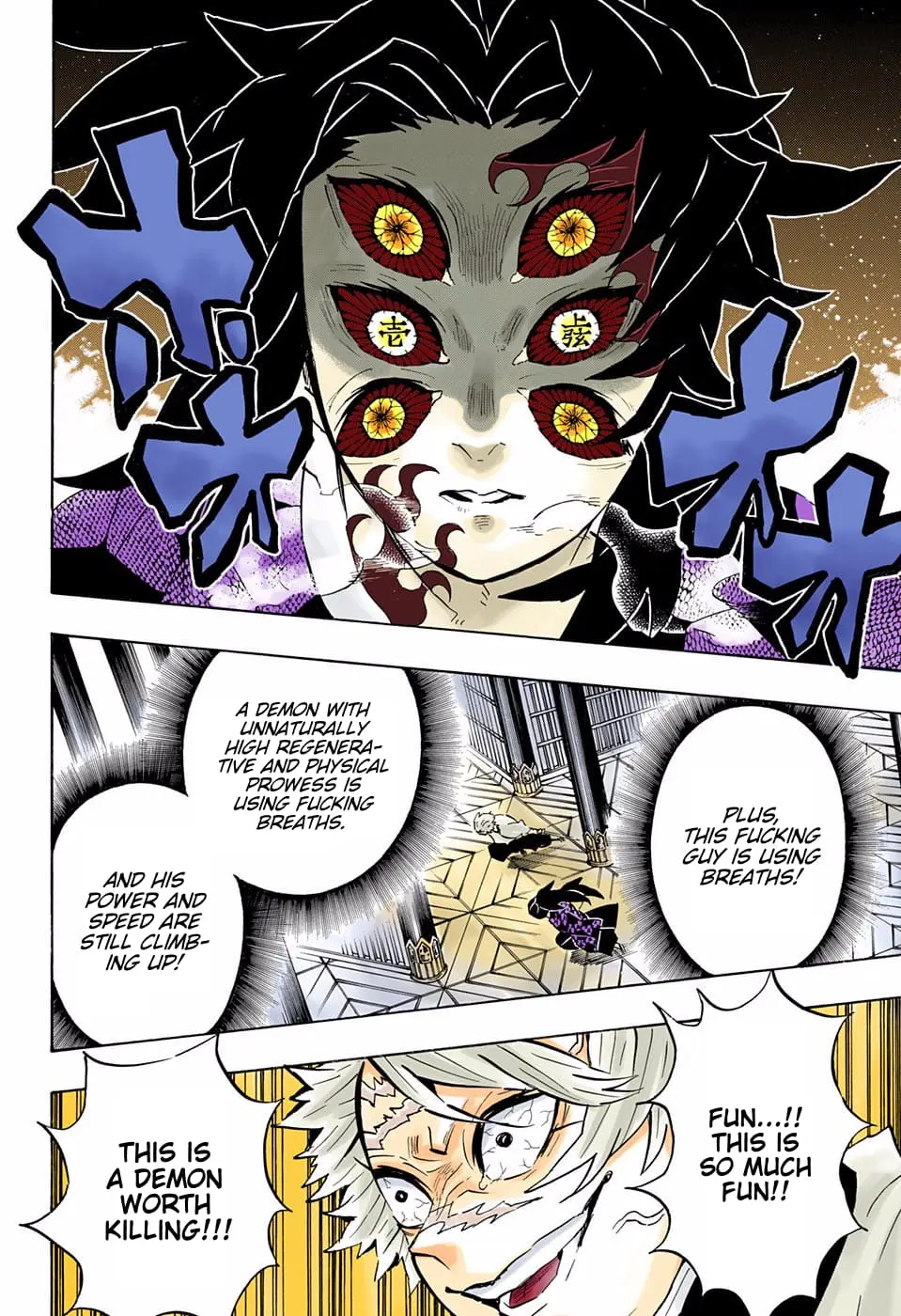 Demon Slayer Infinity Castle Colored Manga, chapter 167, page 6