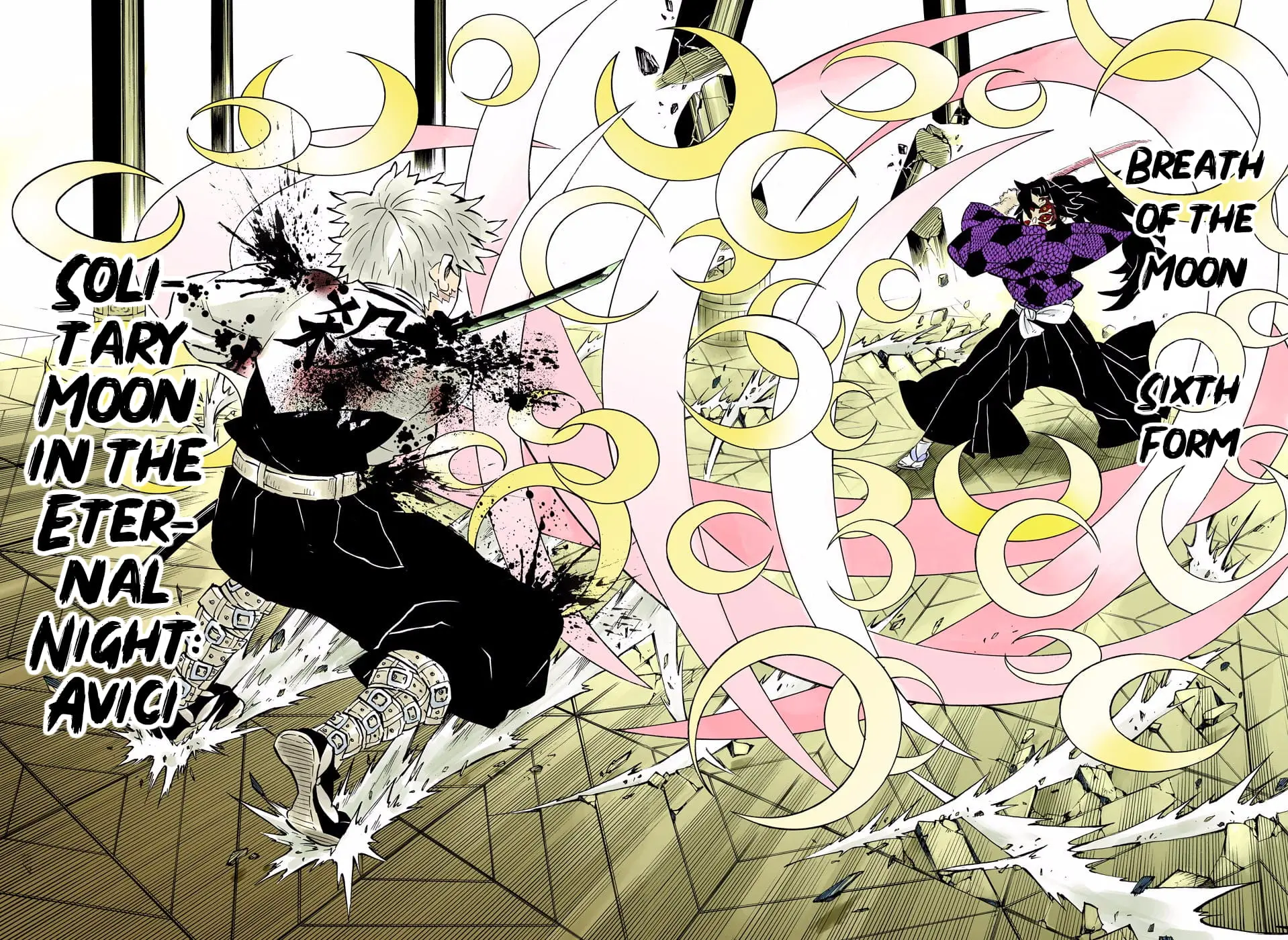 Demon Slayer Infinity Castle Colored Manga, chapter 167, page 14