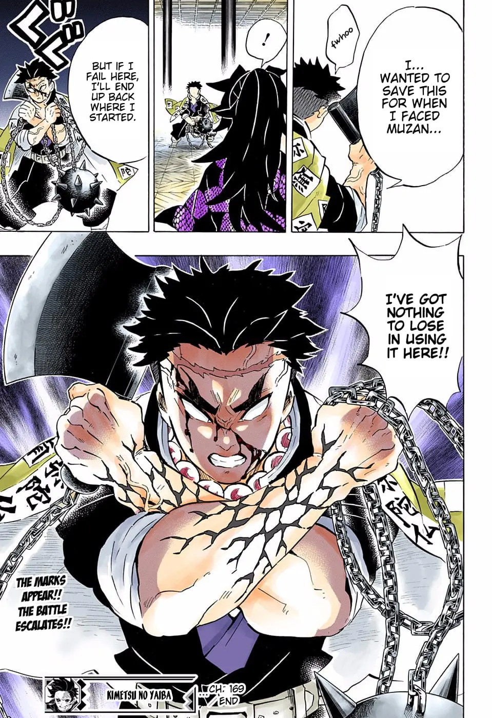 Demon Slayer Infinity Castle Colored Manga, chapter 169, page 18