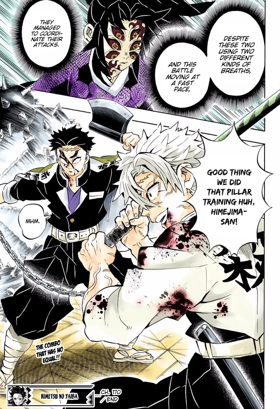 Demon Slayer Infinity Castle Colored Manga, chapter 170, page 19