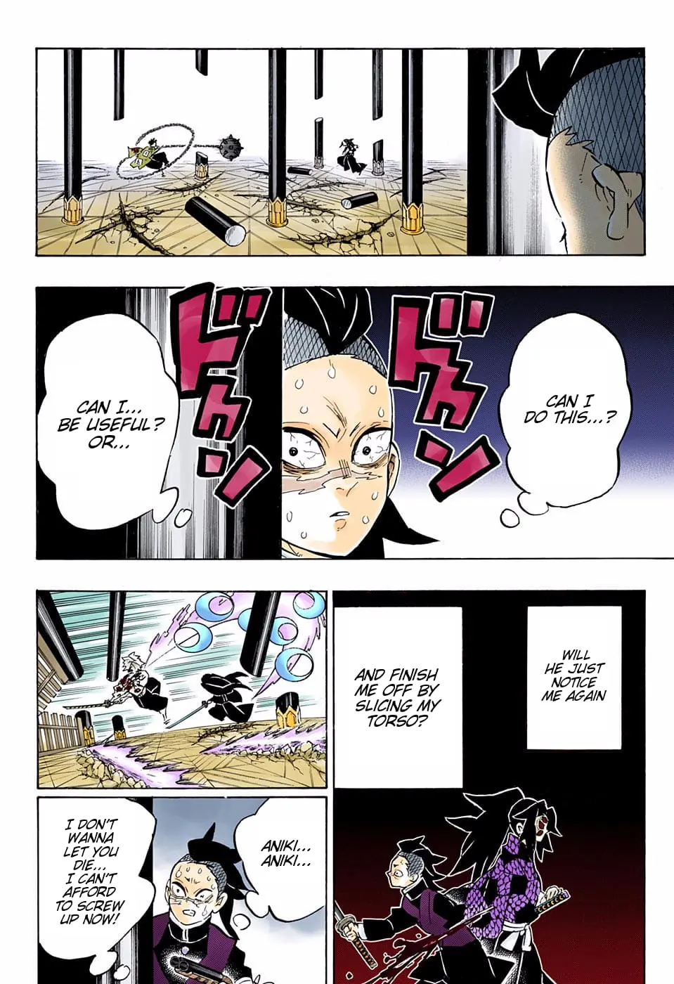 Demon Slayer Infinity Castle Colored Manga, chapter 172, page 14