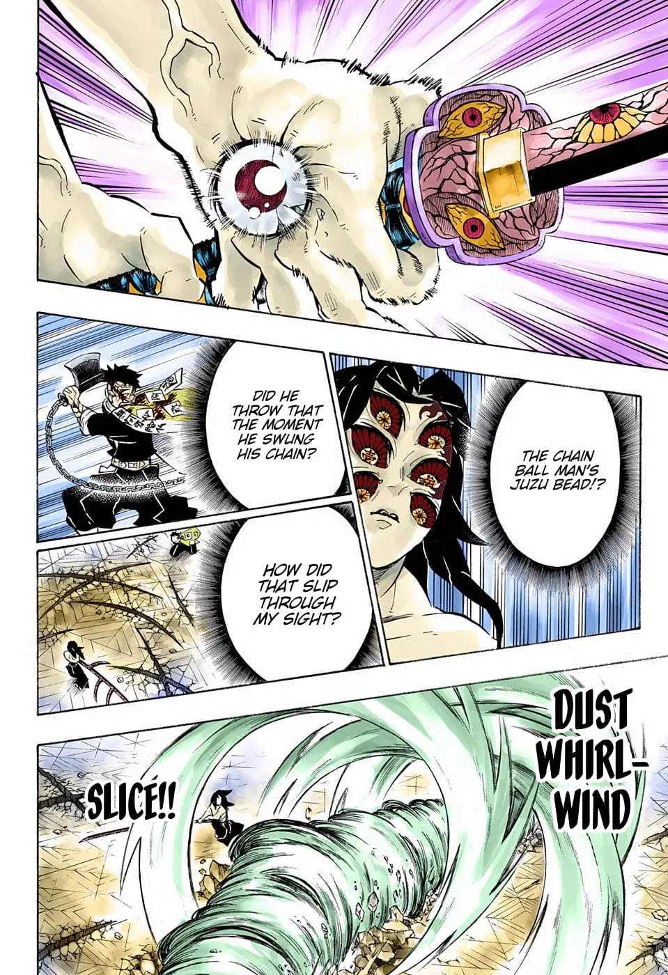 Demon Slayer Infinity Castle Colored Manga, chapter 173, page 12