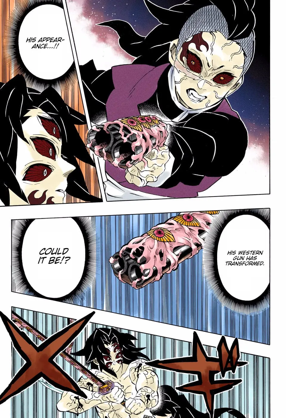 Demon Slayer Infinity Castle Colored Manga, chapter 174, page 3