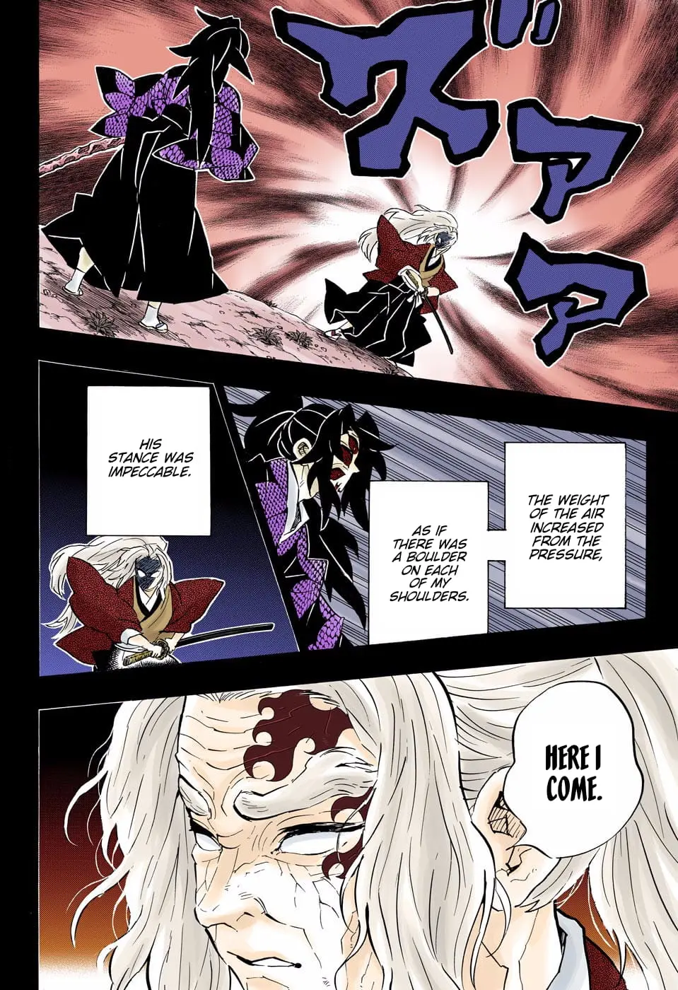 Demon Slayer Infinity Castle Colored Manga, chapter 174, page 14