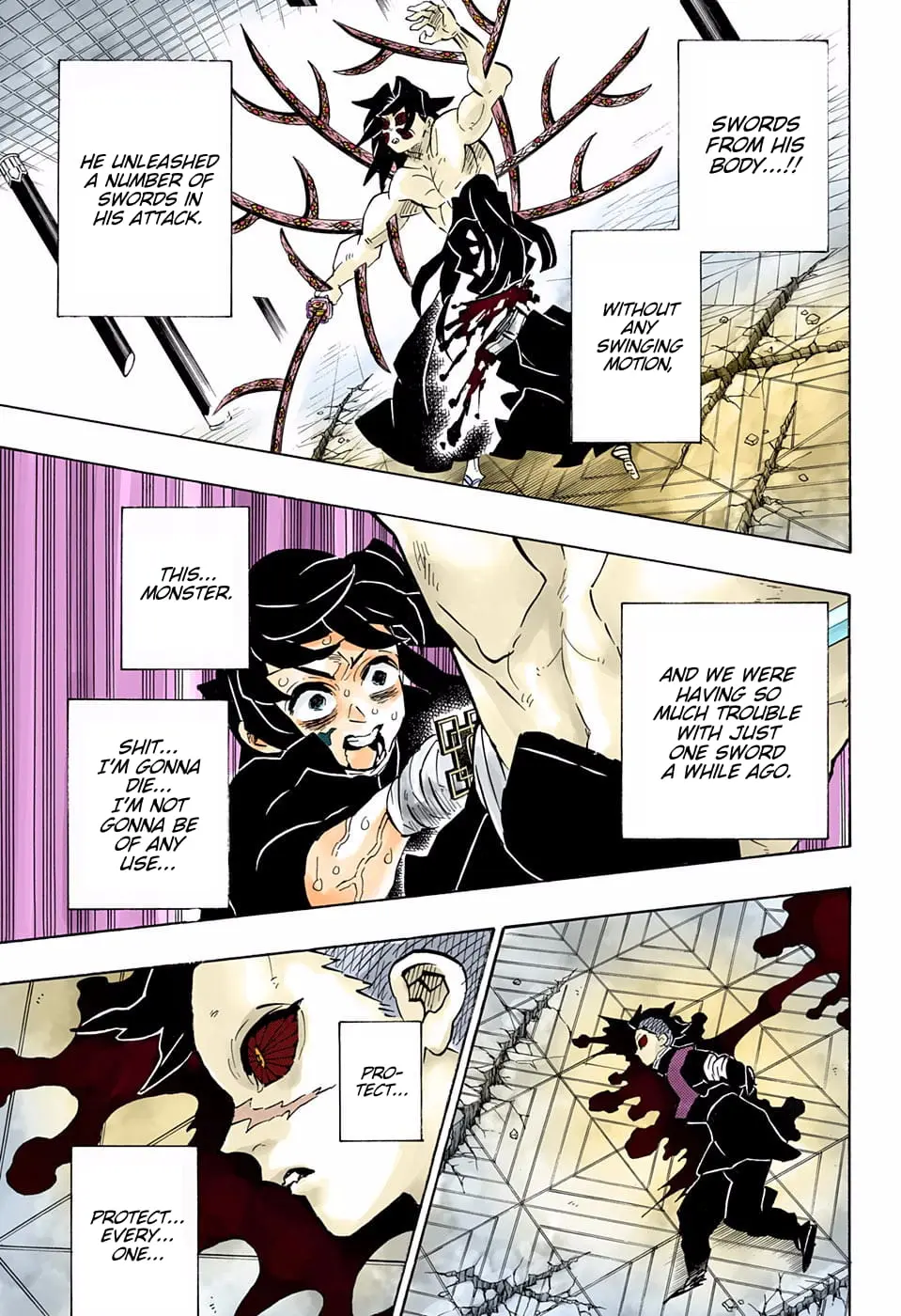 Demon Slayer Infinity Castle Colored Manga, chapter 175, page 8