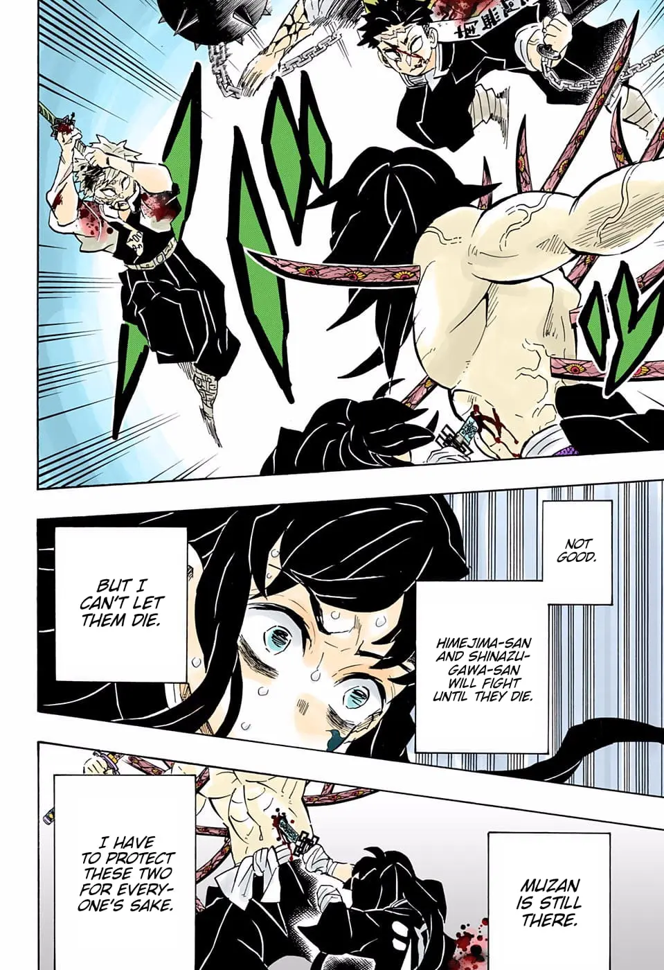 Demon Slayer Infinity Castle Colored Manga, chapter 175, page 9
