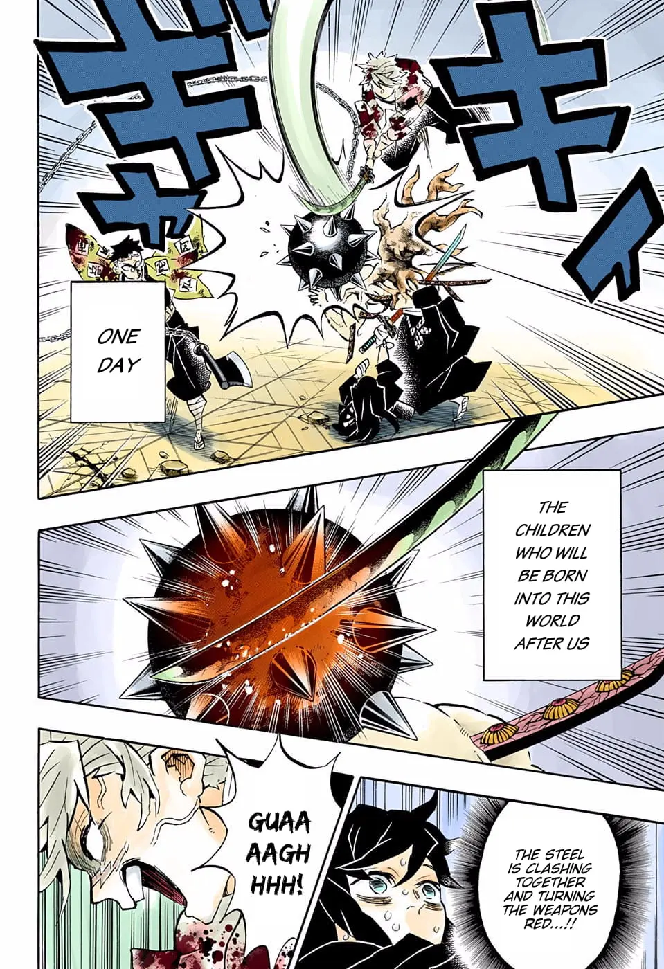 Demon Slayer Infinity Castle Colored Manga, chapter 175, page 21