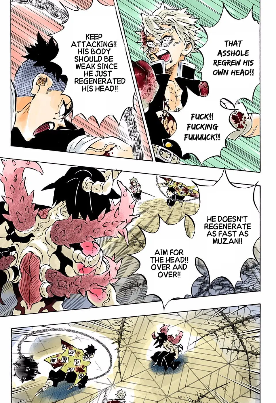 Demon Slayer Infinity Castle Colored Manga, chapter 176, page 11