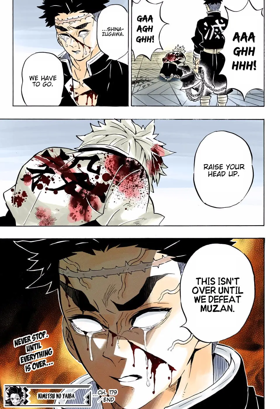 Demon Slayer Infinity Castle Colored Manga, chapter 179, page 19