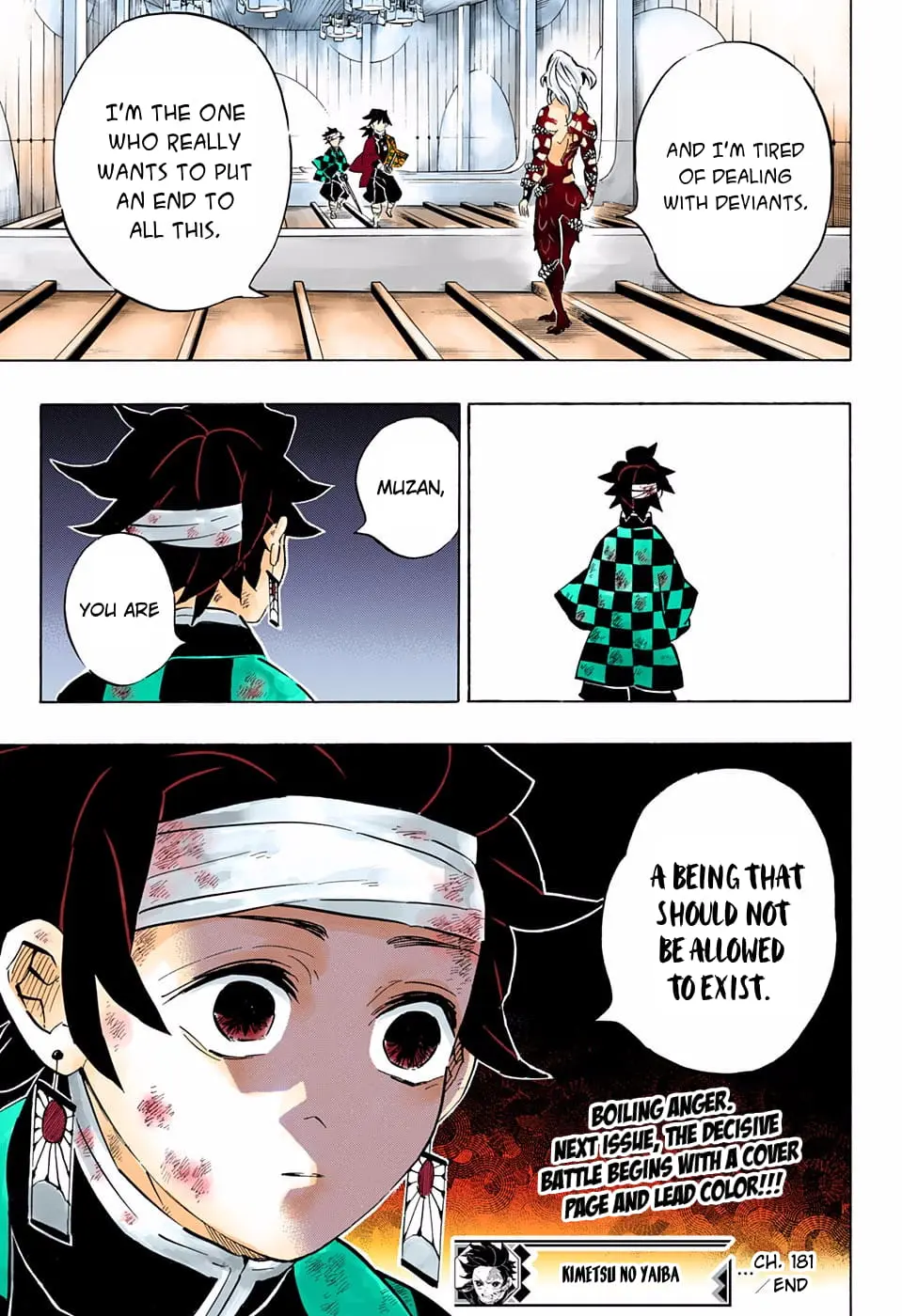 Demon Slayer Infinity Castle Colored Manga, chapter 181, page 18