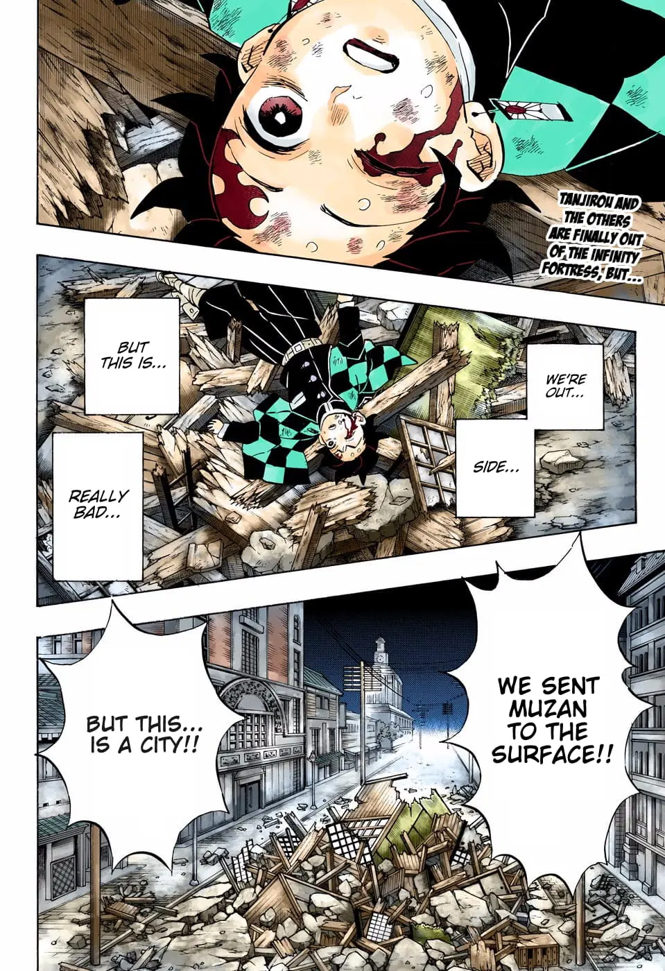 Demon Slayer Infinity Castle Colored Manga, chapter 184, page 2