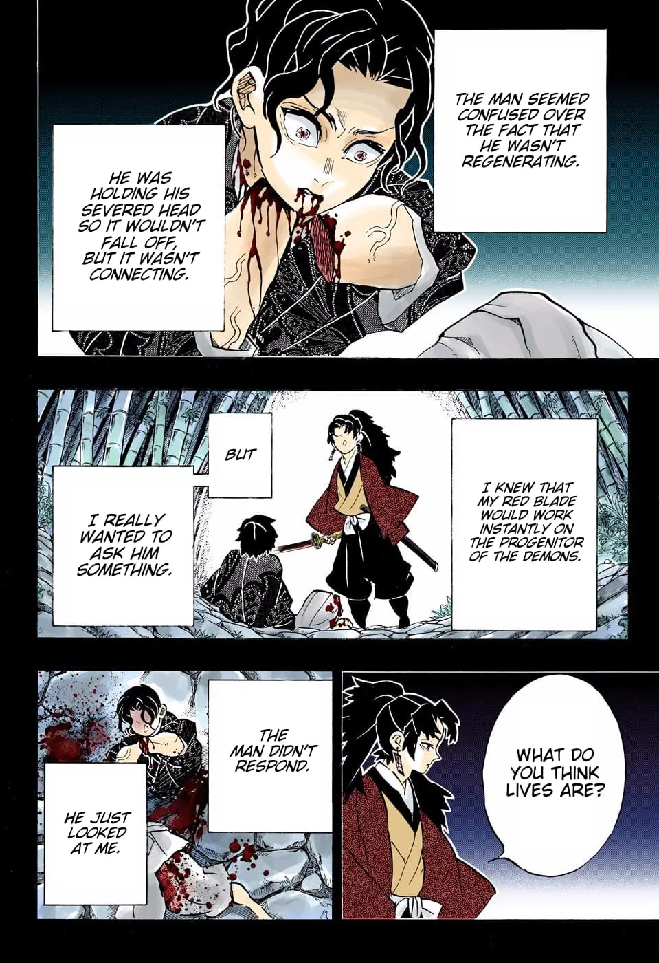 Demon Slayer Infinity Castle Colored Manga, chapter 187, page 5