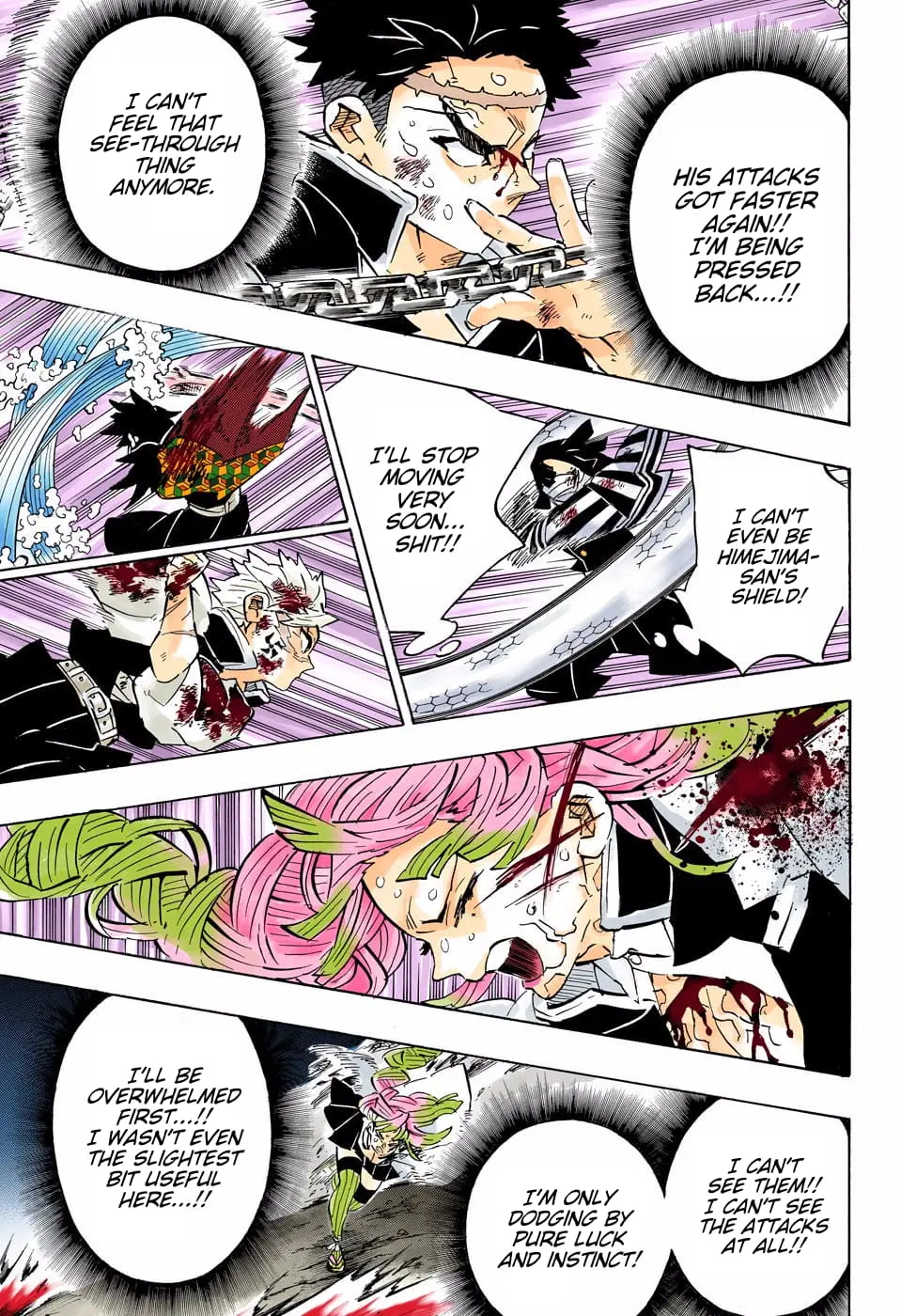 Demon Slayer Infinity Castle Colored Manga, chapter 188, page 3