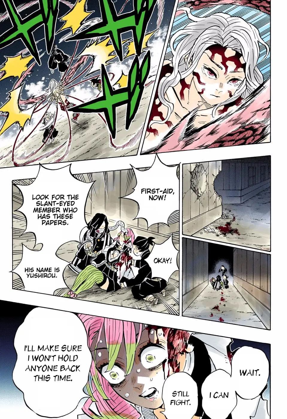 Demon Slayer Infinity Castle Colored Manga, chapter 188, page 7