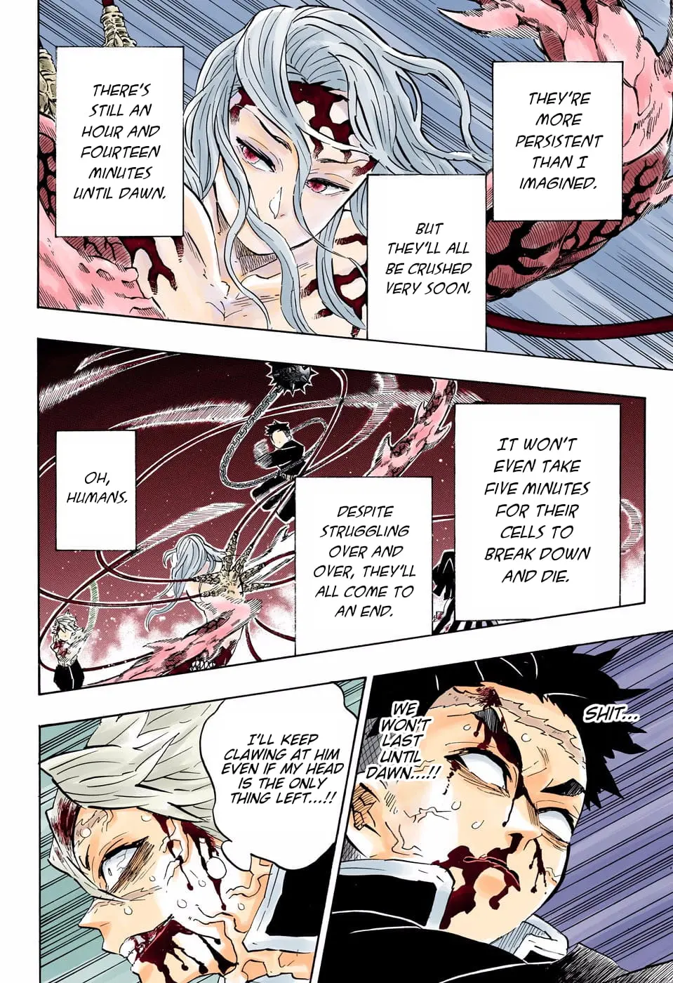 Demon Slayer Infinity Castle Colored Manga, chapter 189, page 10