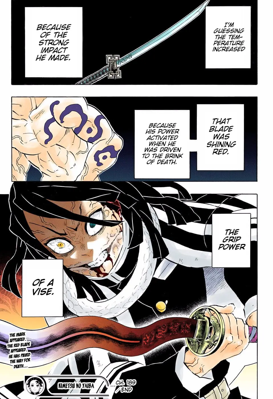 Demon Slayer Infinity Castle Colored Manga, chapter 189, page 19