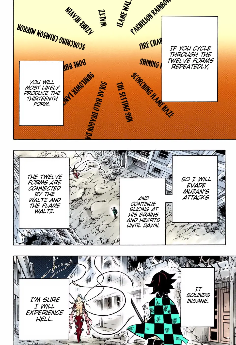 Demon Slayer Infinity Castle Colored Manga, chapter 192, page 10