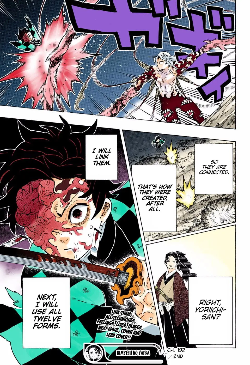 Demon Slayer Infinity Castle Colored Manga, chapter 192, page 19