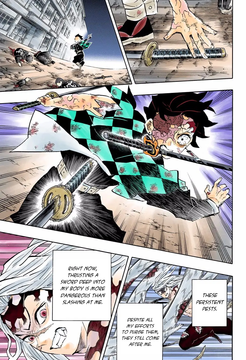 Demon Slayer Infinity Castle Colored Manga, chapter 195, page 10