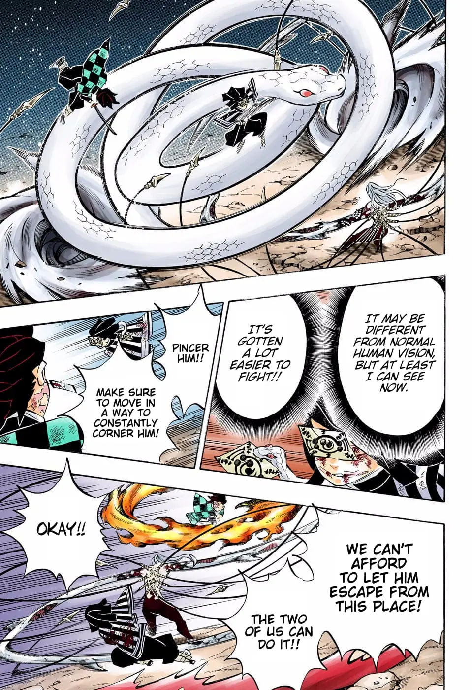 Demon Slayer Infinity Castle Colored Manga, chapter 195, page 16