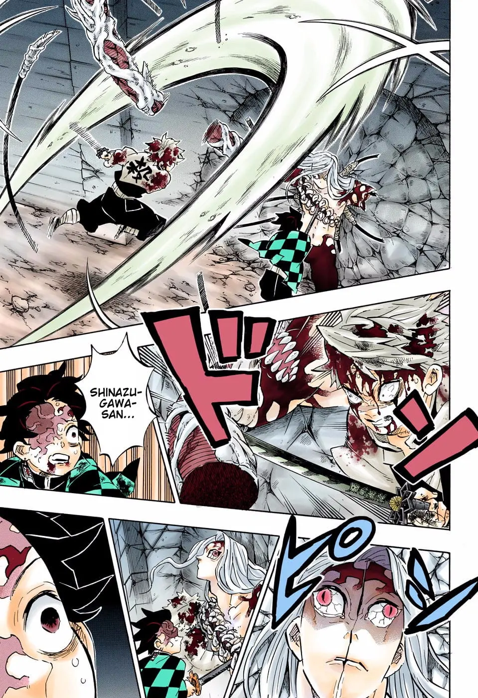 Demon Slayer Infinity Castle Colored Manga, chapter 198, page 17